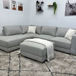 Gray Sectional Couch - Free Delivery 