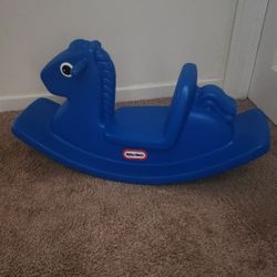 Little Tikes Blue Rocking Horse