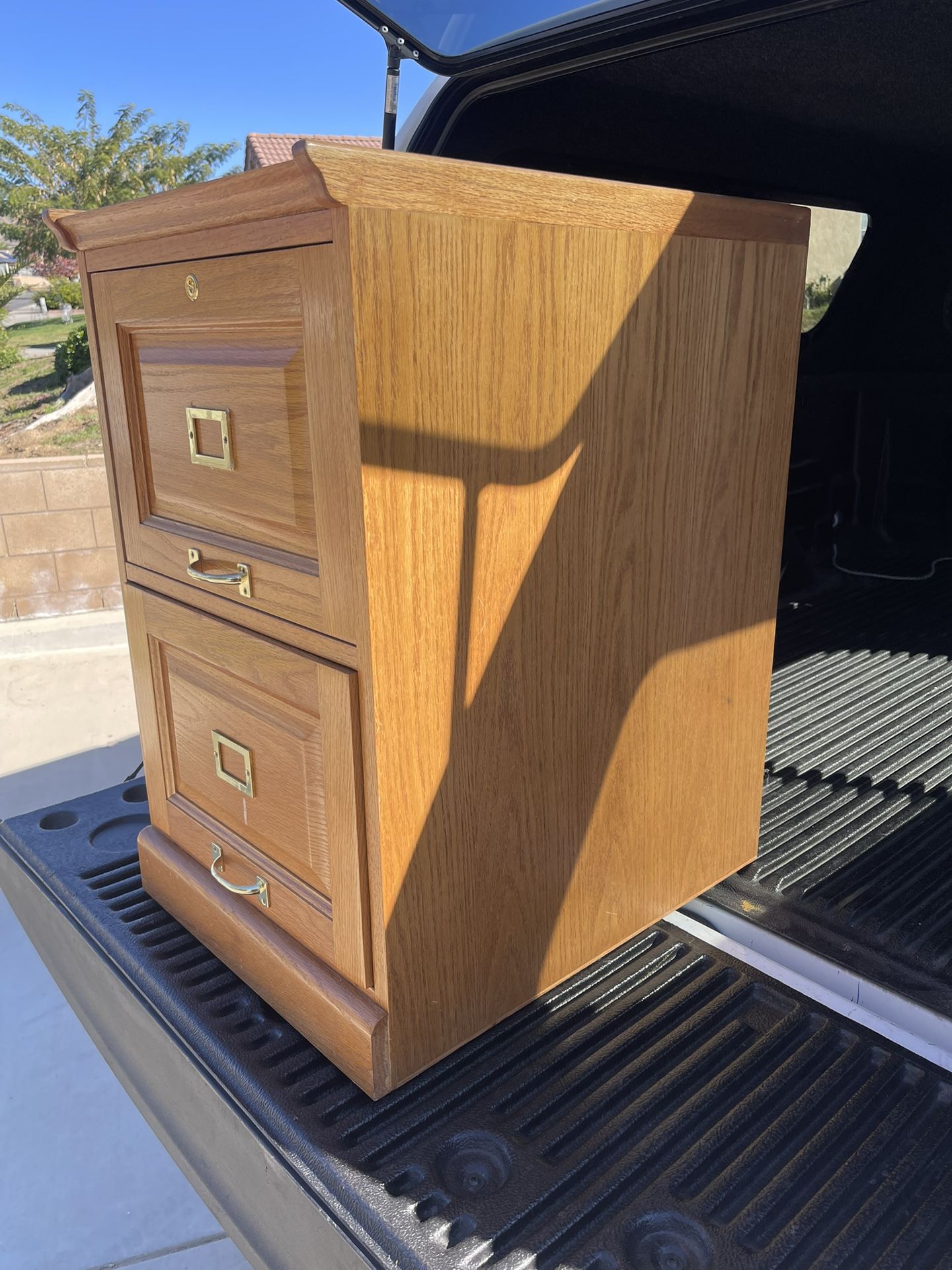 Hard Wood File Cabinet Or Night Stand 