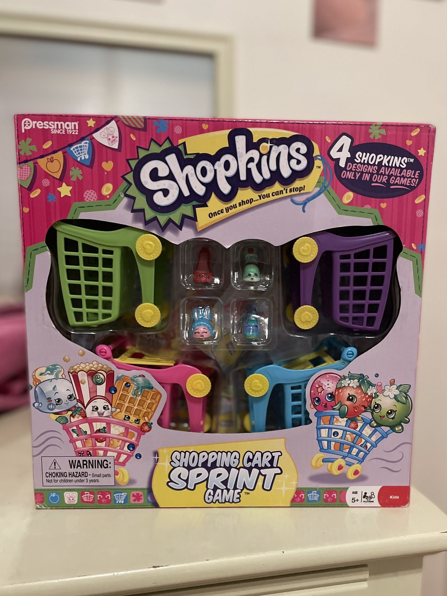Shopkins shopping cart sprint game