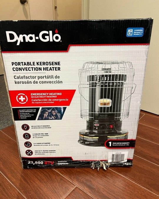 Brand New Kerosene Heater With K1 Kerosene 