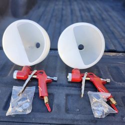 New Air Texture Spray Gun and Hopper Kits New Unused