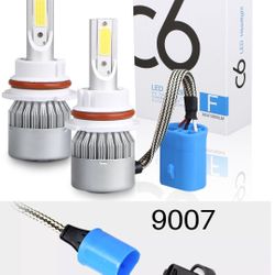 9007 LED Bulbs 6000K Plug and Play Fits Ford F150 1997 to 2003 F(contact info removed) to 2004 Excursion 2000 to 2004