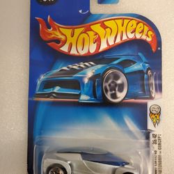 2003 1:64 Hot Wheels First Editions 35/42 2002 Autonomy Concept Car Silver #047