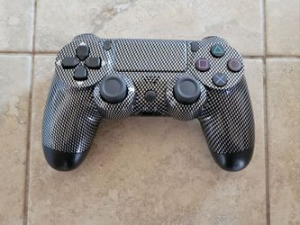 PS4 Controller - Silver Carbon Fiber