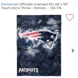 Patriots- Fleece Throw Blanket