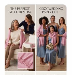 New Coach Boarder Signature Shawl