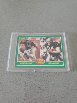 bo jackson and Marcus Allen 