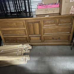 Large Dresser With Mirror