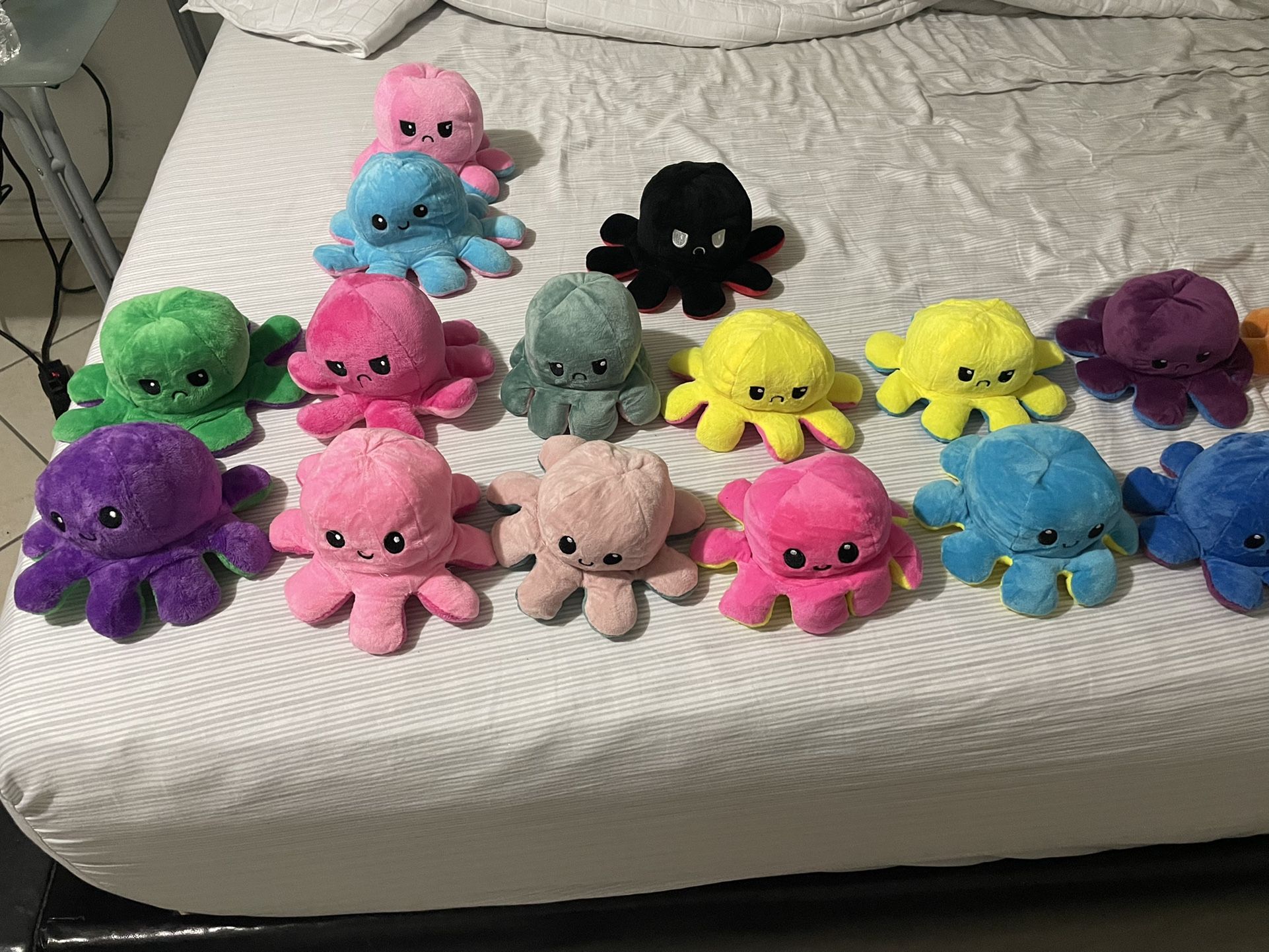 Reversible Octopus Plushies