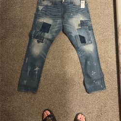 BRAND NEE WITH TAGS $268 SULLIVAN SLIM 38x32 MENS