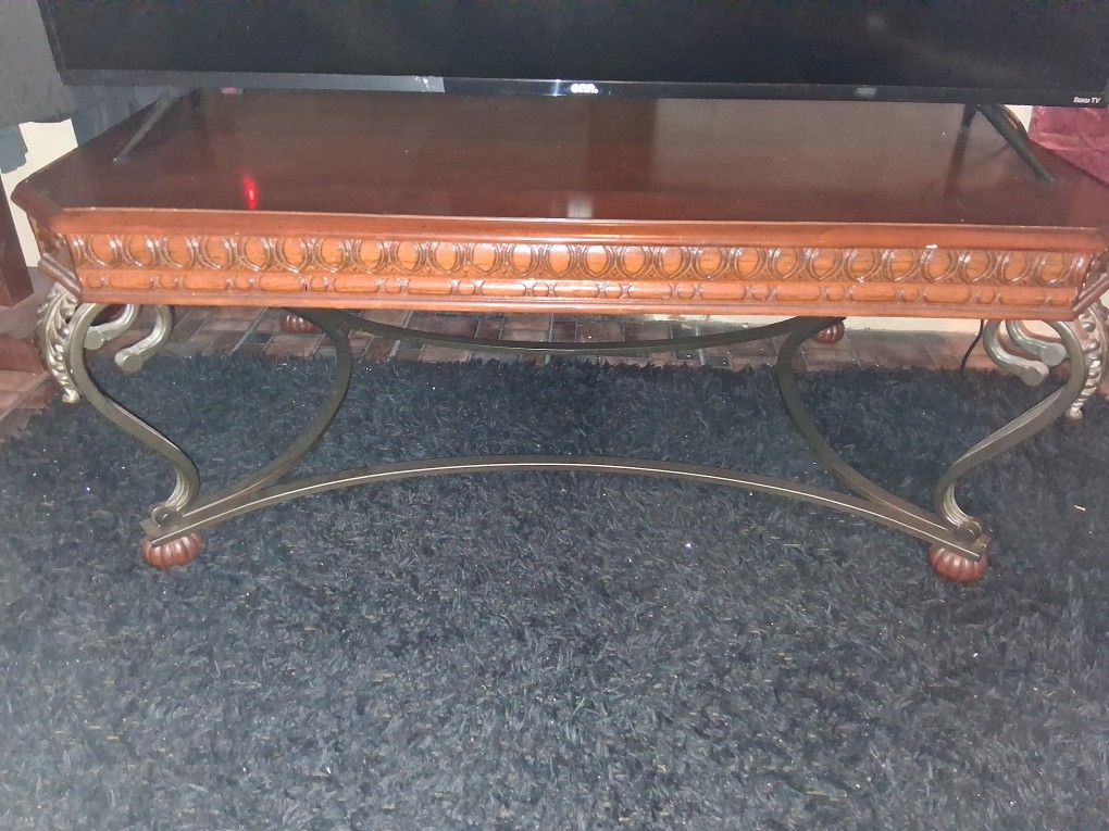 Coffee Table And End Tables 