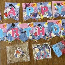 Winnie The Pooh Eeyore Party Decorations