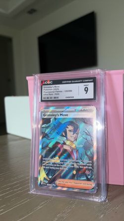 CGC 9 Grimsley's Move Pokémon Phantasmal Flames 120/094