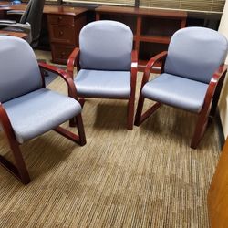 Office Chairs Silk & Wood