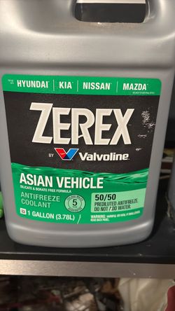 Zerex by Valvoline Asian Vehicle Antifreeze Coolant 1 Gallon