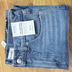 Madewell W 27P The Longline Straight Jean