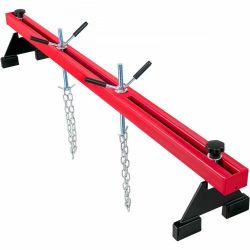 11#Engine Support Bar 1100 Lbs Capacity Engine Transverse Bar Engine Hoist 2 Point Lift Holder Hoist Dual Hooks, Engine Hoist Keeps Engine Stable for 