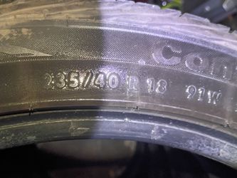 Continental radial 235/40/18 ...... Set of 4 235-40-18