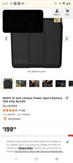 Noco Lithium Battery