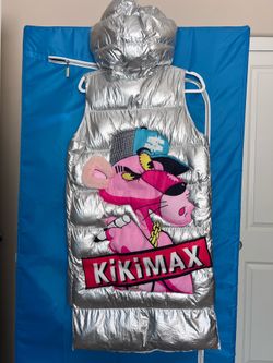 silver KiKiMAX quilted vest