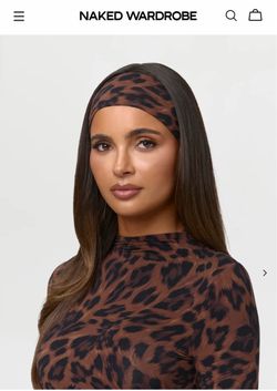 Naked Wardrobe Leopard Print headband