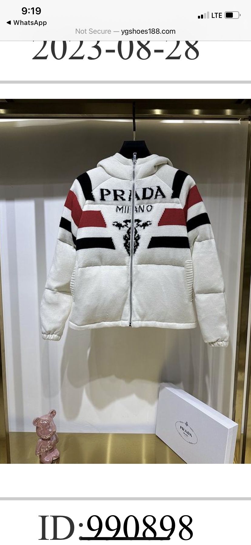Prada Nylon Hooded For Woman