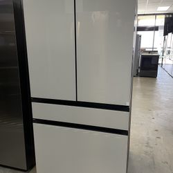 Samsung Bespoke 4 Door Refrigerator - White Panels