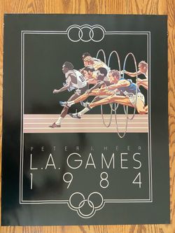 LA Olympics 1984 Poster