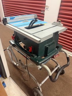 Bosch Table Saw with Rolling Stand