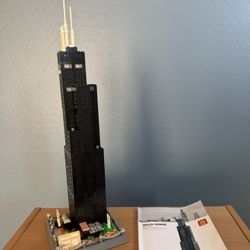 Chicago Willis Tower Aka Sears Tower, Lego Type Building Set