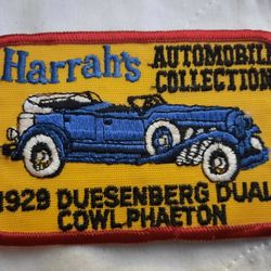 Vintage Harrah's Automobile Collection 1929 Duesenberg Patch 