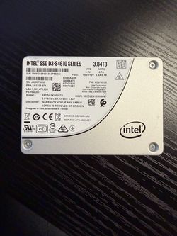 Intel D3-S4610 SSDSC2KG038T801 3.84TB SATA 6Gb/s 2.5-Inch Enterprise SSD