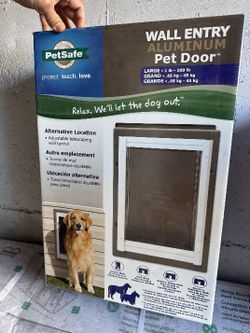 Large Aluminum Pet Door 