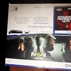 Playstation 5 Comes with Dbz Sparking Zero Mw3 1 year ps plus