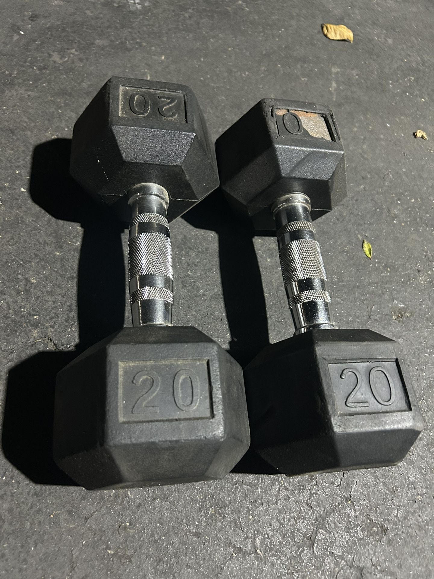 Pair Of 20lb Dumbbells 