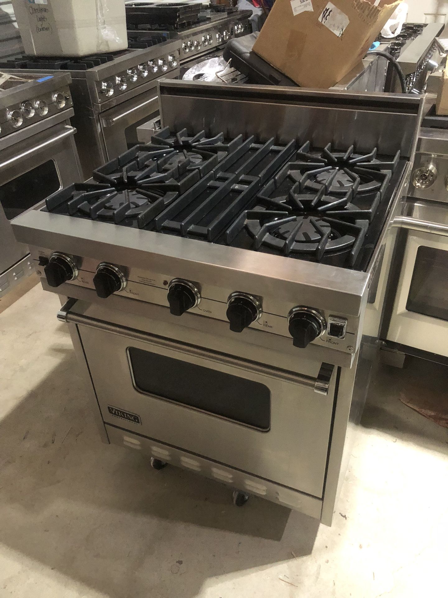 Viking 30” Stainless Steel Gas Range Stove
