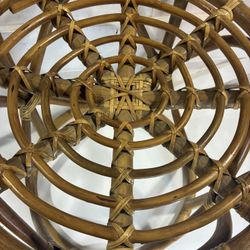 Vintage Boho, Mcm Rattan Side Tables
