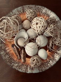 Decorative Plate w/Added “Potpourri”