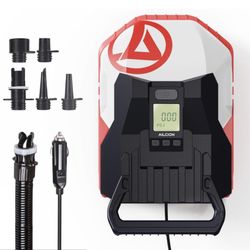 Sup Air Pump Electric Portable with Intelligent Dual Stage Auto-Off Function, Paddle Board Inflator and Deflator for Inflatable Bed, Mattress, Kayak, 