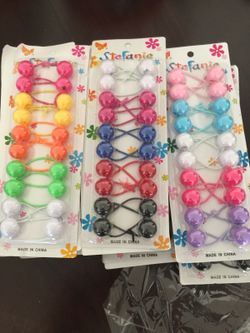 KIDS HAIR PONYTAIL HAIR TIES!!!