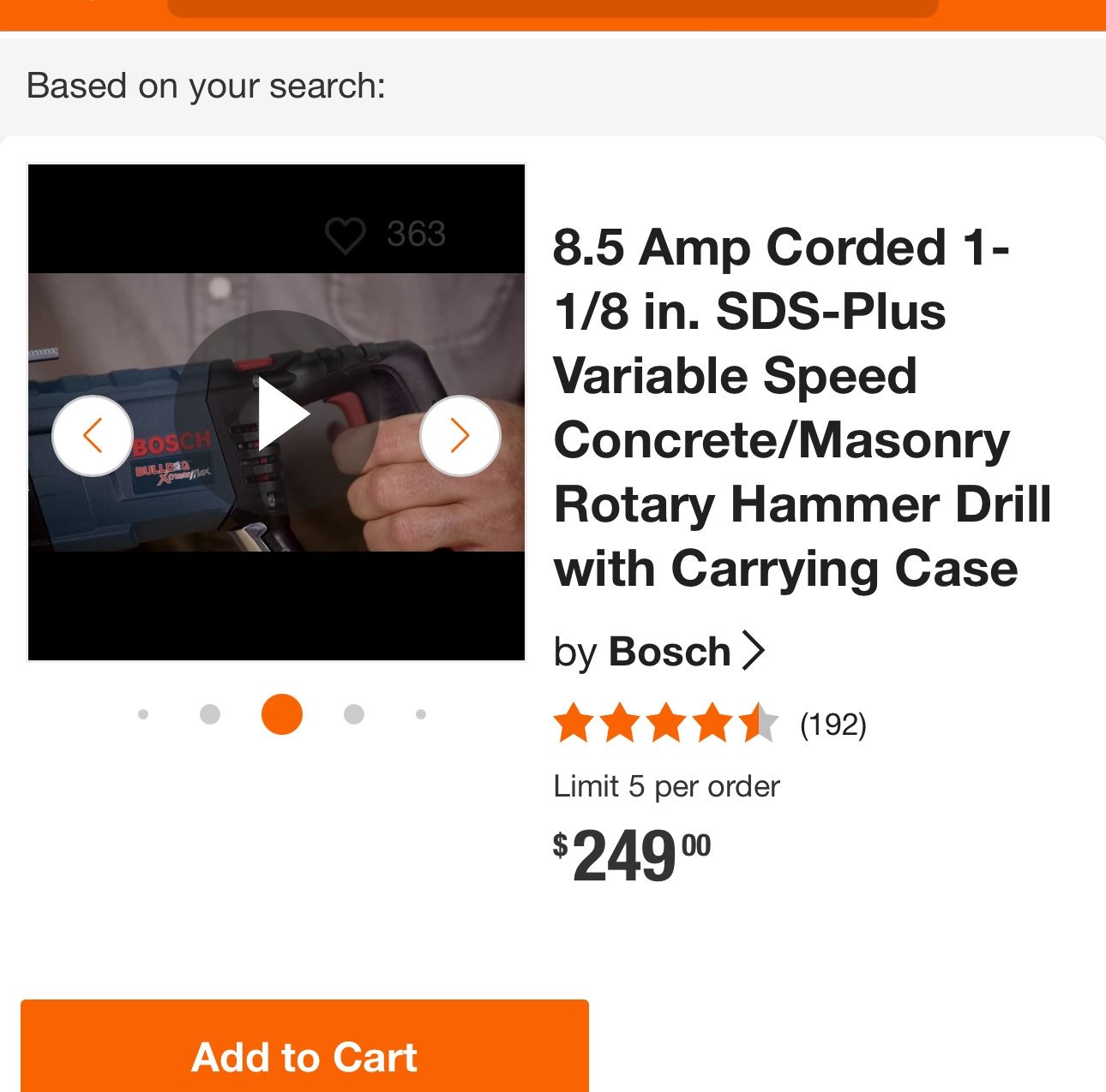 Bosch Hammer Drill