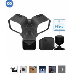 Blink - Wired Floodlight Camera Bundle Black Or White