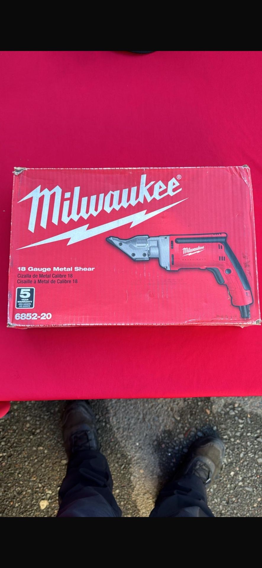 Milwaukee 18 Gauge Metal Shear Brand New Sealed 100$$$