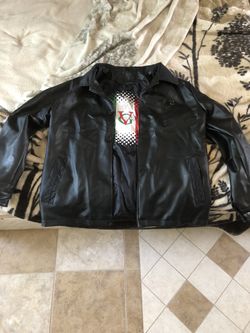 VG collection leather jacket