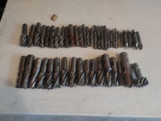 Machinist tools cutting flute end mills
