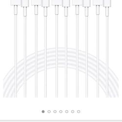 【BRAND NEW】[Apple MFi Certified] iPhone Lightning Fast Charger Cord, 5 Pack(3/3/6/6/10FT) - White