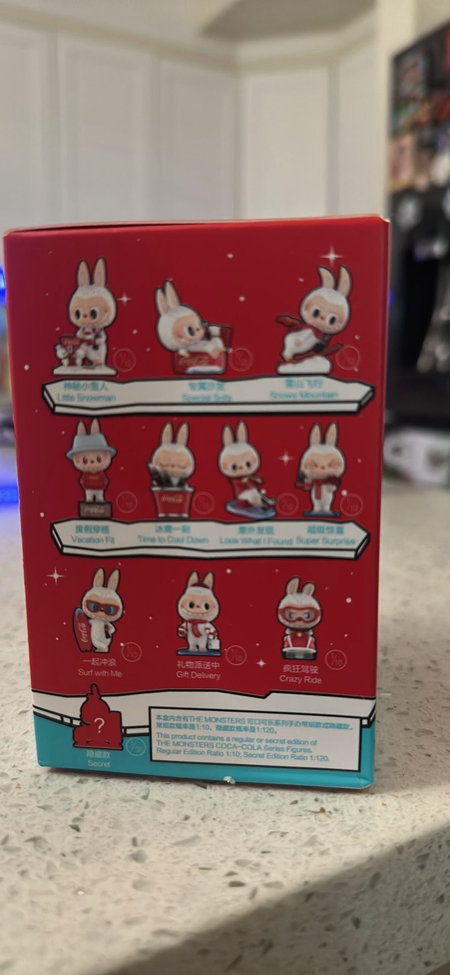 Authentic Labubu Coca-cola figures