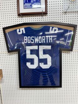 BRIAN 'THE BOZ' BOSWORTH AUTOGRAPHED JERSEY