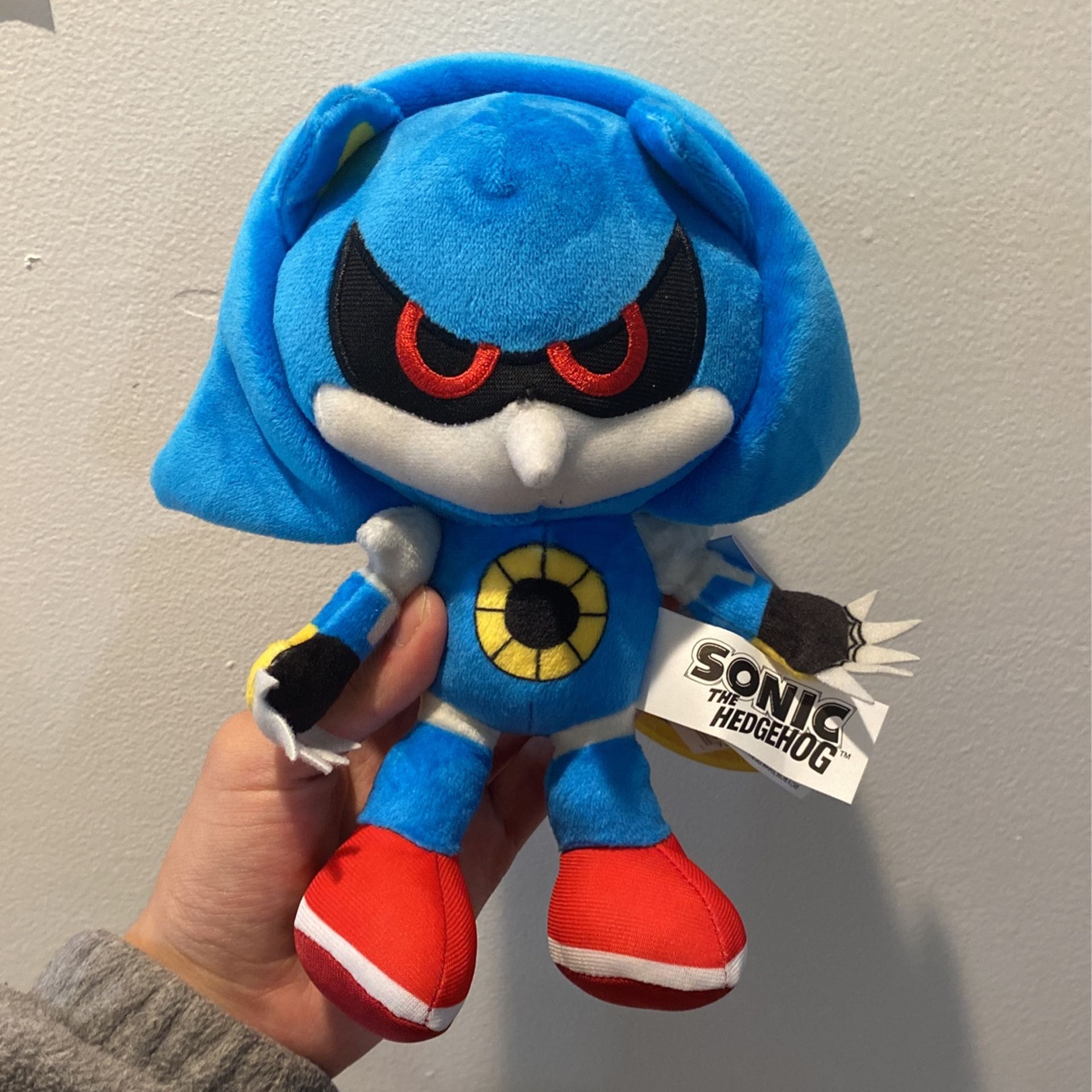 Jakks Pacific 8 InchClassic Metal Sonic Plush